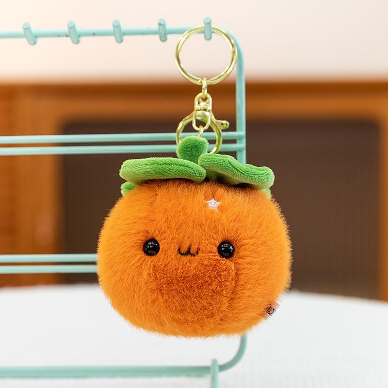 Cute simulated fruit series plush toys, bag pendants, decorative keychains, birthday gifts for men and women