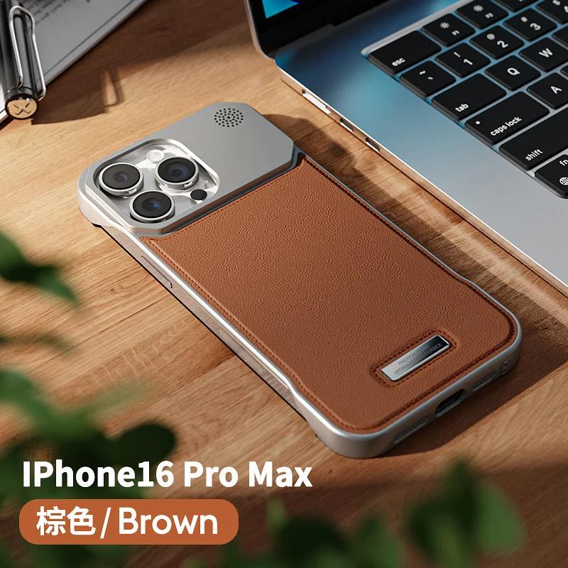 Магнитный чехол для ароматерапии из ПУ-кожи для iPhone 17 Air 11 12 13 14 15 16 Pro Max Plus Mini, чехол без рамки с поддержкой беспроводной зарядки