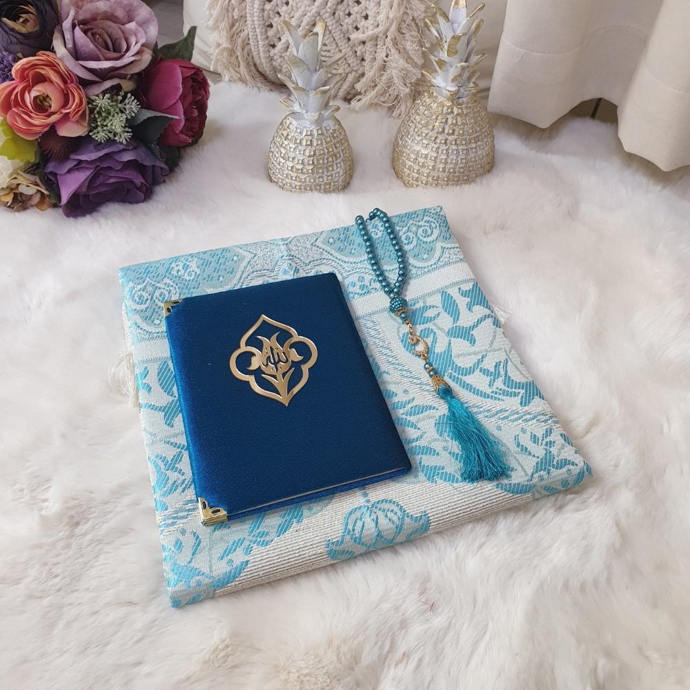 Специальная ткань Surah Yaseen Молитвенный коврик Tasbeeh Исламский подарочный набор | Подарочная коробка Yaseen | Исламские свадебные подарки | Исламские подарки для дома | Подарок маме