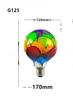 LED Hand Painted DIY Color Decorative Light Bulb 4W  ST64 G80 G125 220V Christmas Ambient Light ST64 G80 G95 G125 Light Bedroom