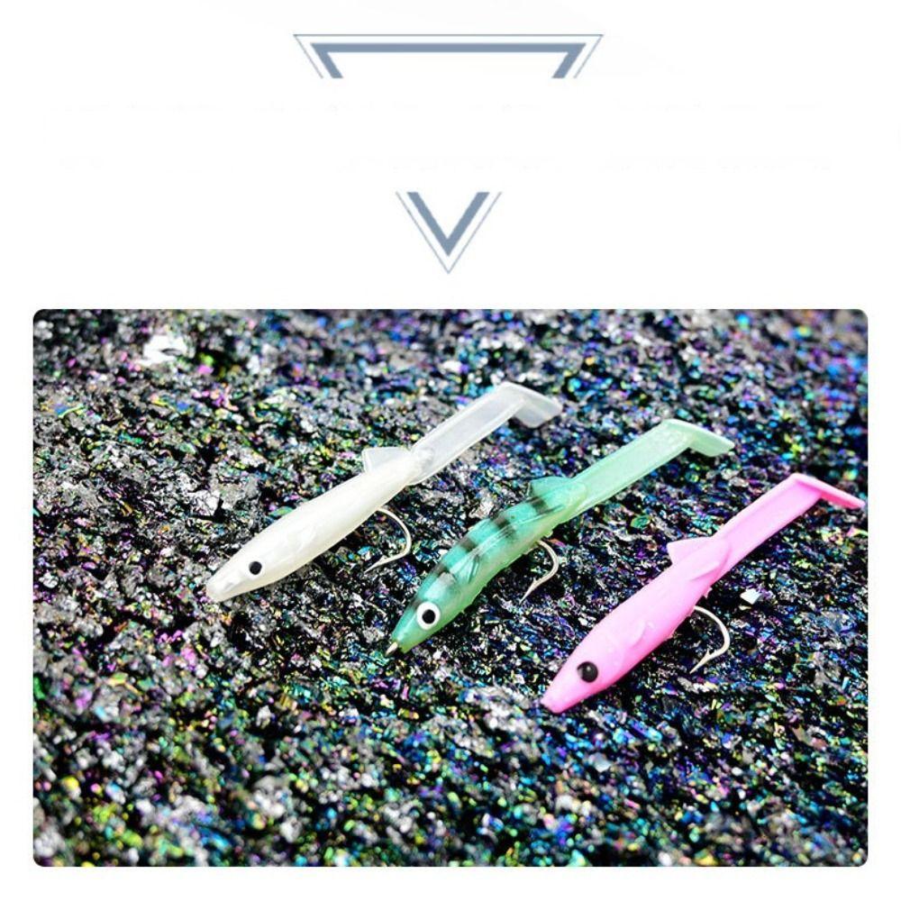 17 шт. Спортивные ПВХ рыболовные приманки Смешанный цвет Мягкая силиконовая приманка Шад Мягкая приманка Рыбалка