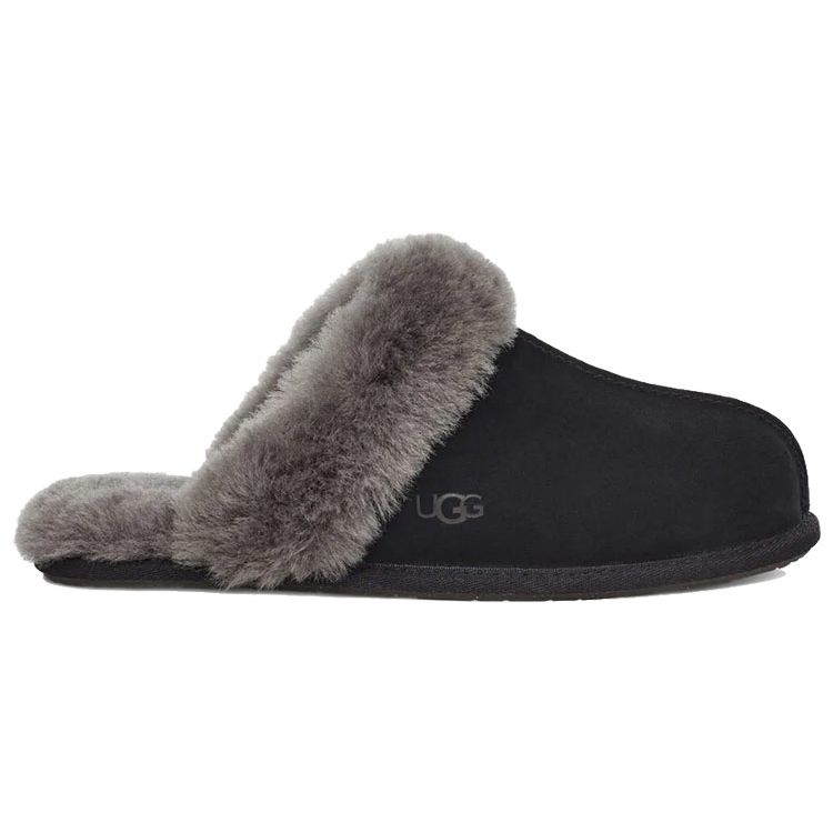 UGG Scuffette II Черно-серые женские кроссовки 1106872-BCGR