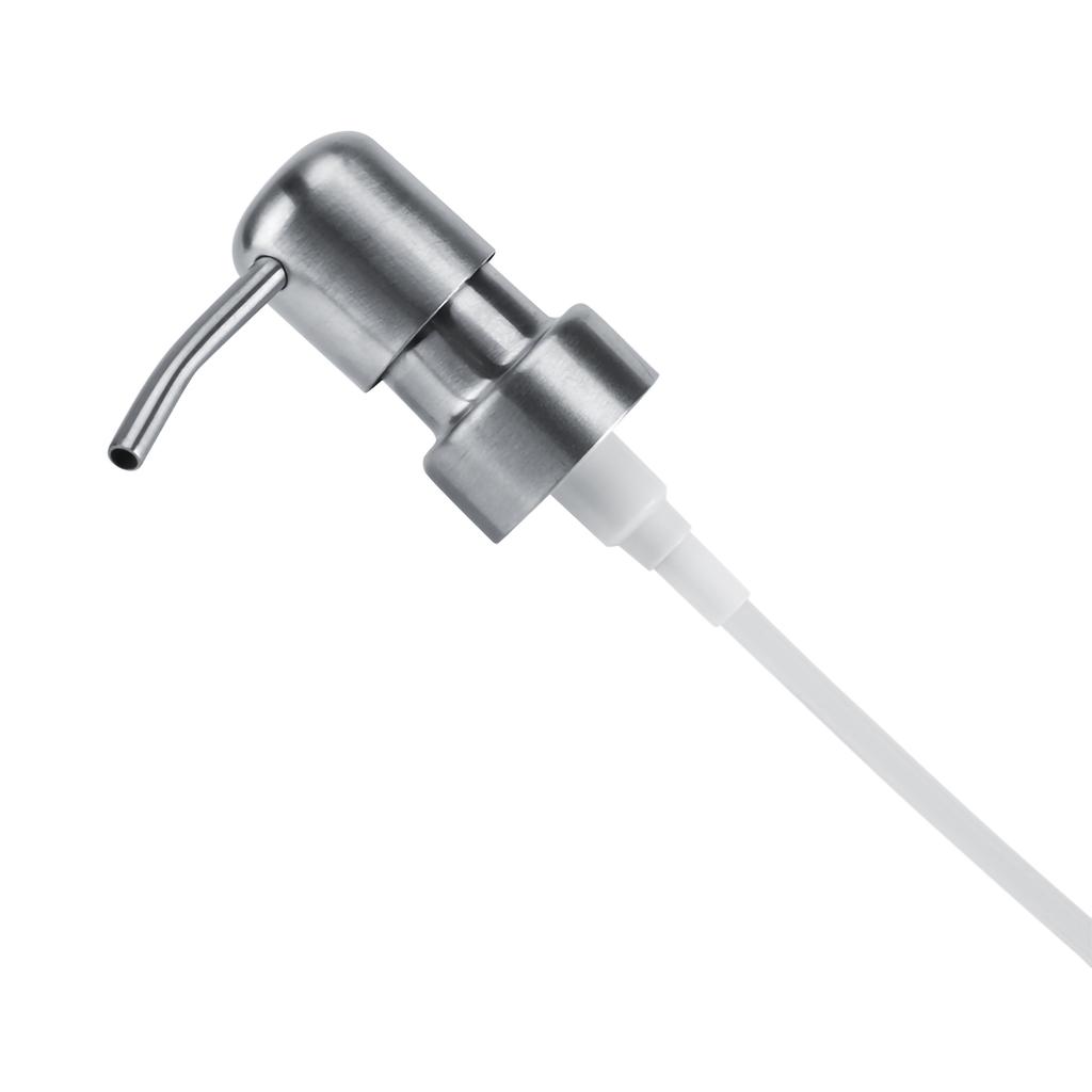 1 шт. 304 нержавеющая сталь жидкое мыло шампунь серебристо-белый насос для кухни и ванной комнаты (для 2,5см)