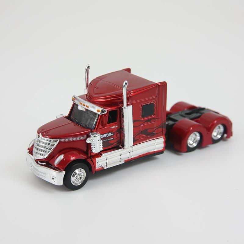 Майсто 1:64 Моделирование международного американского тяжелого грузовика Lone Star, модель из сплава, статичное украшение для автомобиля, подарок