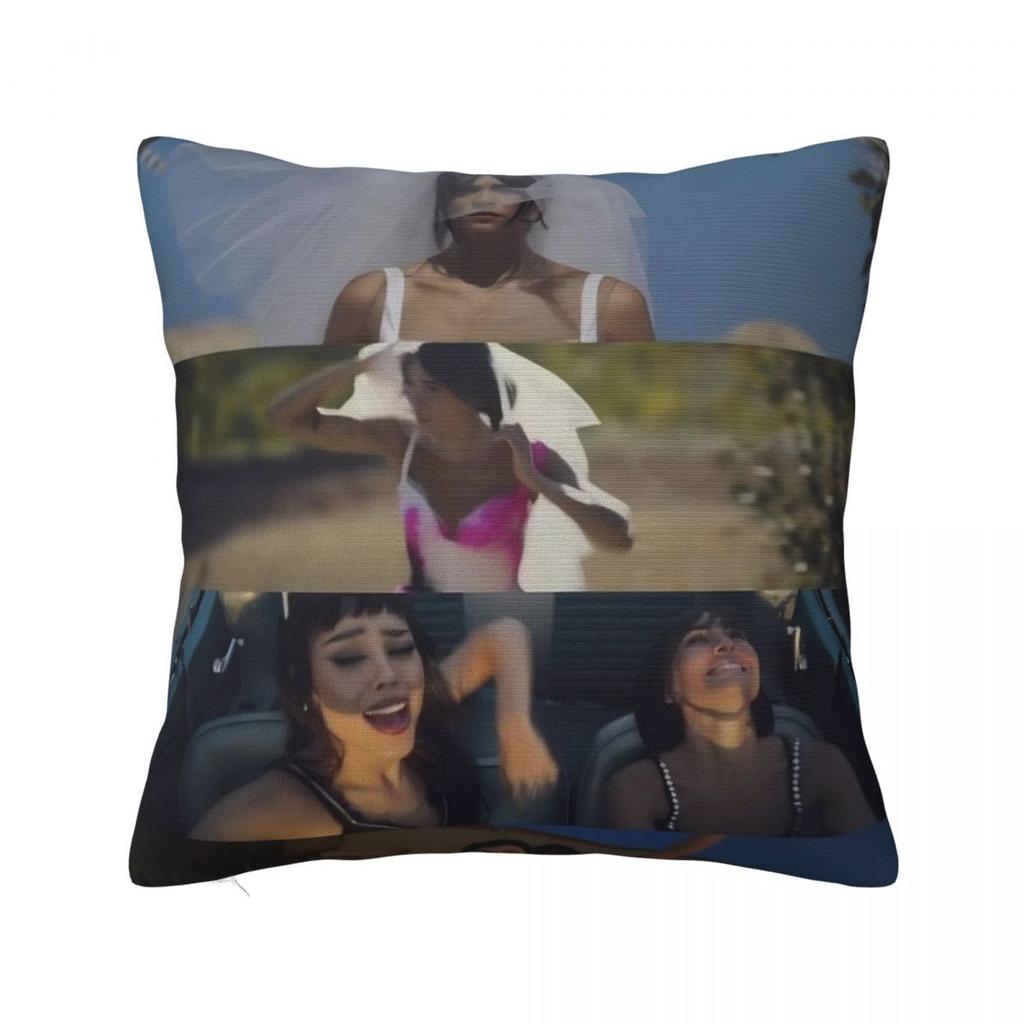 Aitana Spanish Music Singer Photo Pattern Pillow Cover Cushion Cover Square Pillow Case Morden Pillowcases For Living Room Chair