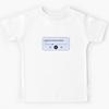 Playlist for Doomscrolling (music Player) (pastel Light Blue Version) Kids T-Shirt