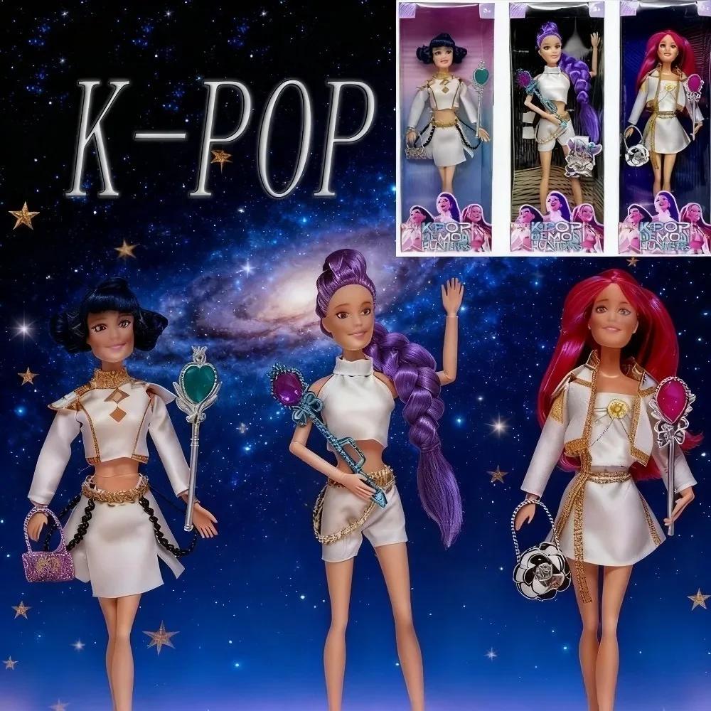 Набор экшн-фигурок Kpop Охотники на демонов с Руми, Мирой и Зои - Идеальный рождественский подарок для фанатов 3+