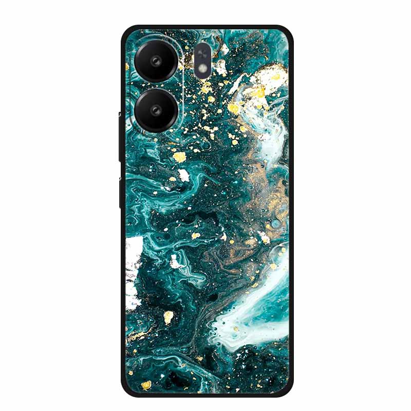 Чехол для Vivo iQOO Neo9 Pro Мраморный Мягкий Силикон ТПУ Чехол для Телефона Для Vivo iQOO Neo 9 Pro 5G Ударопрочный Цветной Расписной Новый Para