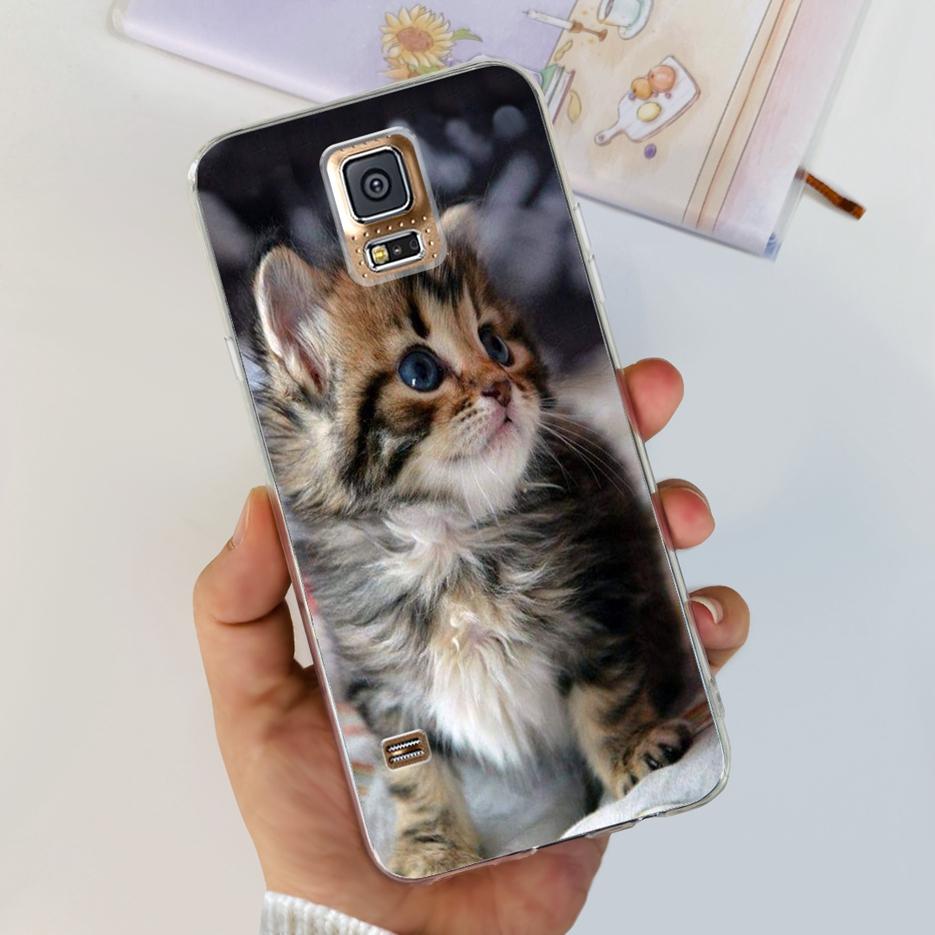 Чехол для Samsung Galaxy S5 SM-G900F G900I G900M Стильный painted Cover Мягкий силиконовый чехол для телефона Для Samsung S5 S 5 GalaxyS5 Shell