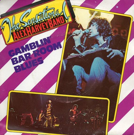 7-дюймовая пластинка SENSATIONAL ALEX HARVEY BAND Gamblin Bar Room Blues Shake Tha ALEX002 Vertigo 1975 UK Rock Б/у