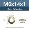 Yigu Durable Brass Flat Washers: M2-M12 Screws