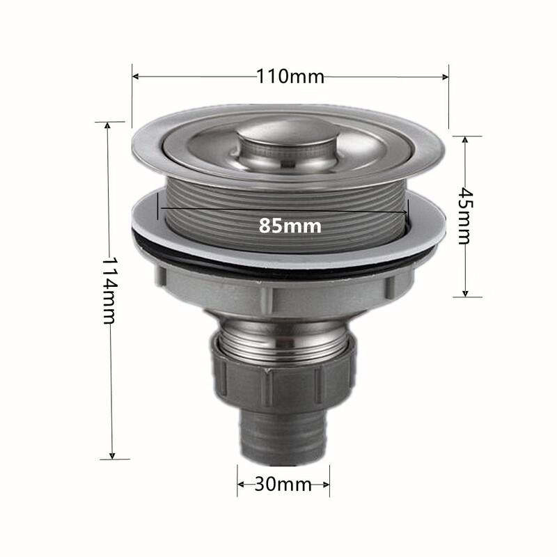 LANGZHIWEN Kitchen Sink Drainer Strainer