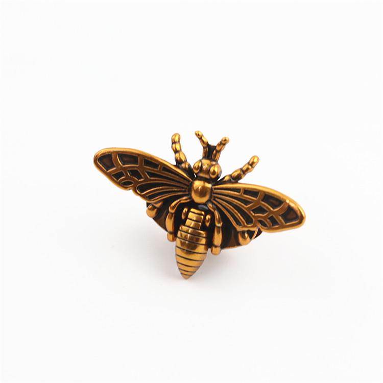 Аксессуары для багажа: Замок-врезной Bee Light Gold & Antique Gold для сумок и портфелей