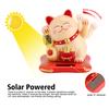 Solar Powered Wealth Attraction Cat Cute Wealthy Car Ornament, Creative Opening, Waving Cat Ornament Doll Machine, Eight Directions To Wealth