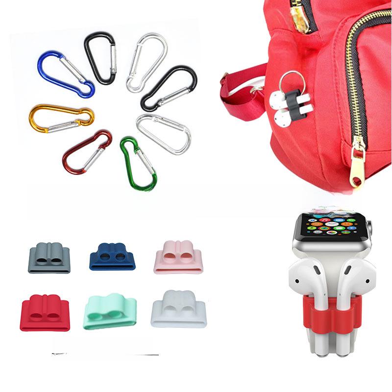 Apple Watch Strap Storage & AirPods Pro 2 Anti-Lost Silicone Cover with Strap Holder Accessory