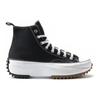 Converse Run Star Hi 'Черный' (унисекс) Черные / Белые / Коричневые холщовые кеды 166800C