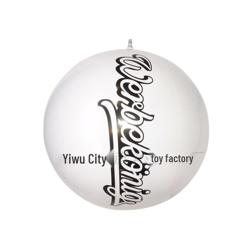 Светодиодный надувной пляжный мяч с изменяющимся цветом - Управляемый пультом, Водонепроницаемый, Реквизит для бассейна и концерта