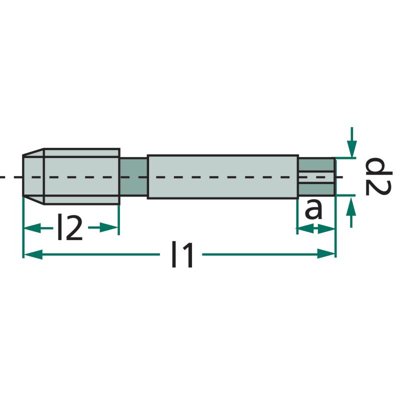 Gwintownik Ręczny M6X10 3 Szt. M6 Din 352 Volkel 2000M06