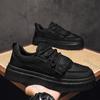 Модная мужская спортивная обувь на толстой подошве 2025 весна-осень модная дышащая сетчатая обувь на мягкой подошве нескользящая износостойкая повседневная обувь