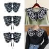 Embroidered Fake Collar Classical Blouse Detachable Collar Neckwear Ties False Collar  Girls