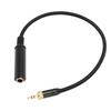 6.35mm Female To 3.5mm Male Adapter 14 To 18 Stereo Sound Adapter for Amplifier Guitar Piano