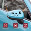 1 пара Милые Наклейки-Стикеры с Улыбающимся Лицом 3D для Автомобиля Боковые L+R, Наклейки на Зеркало Заднего Вида, Подходят для Всех Автомобилей Черный