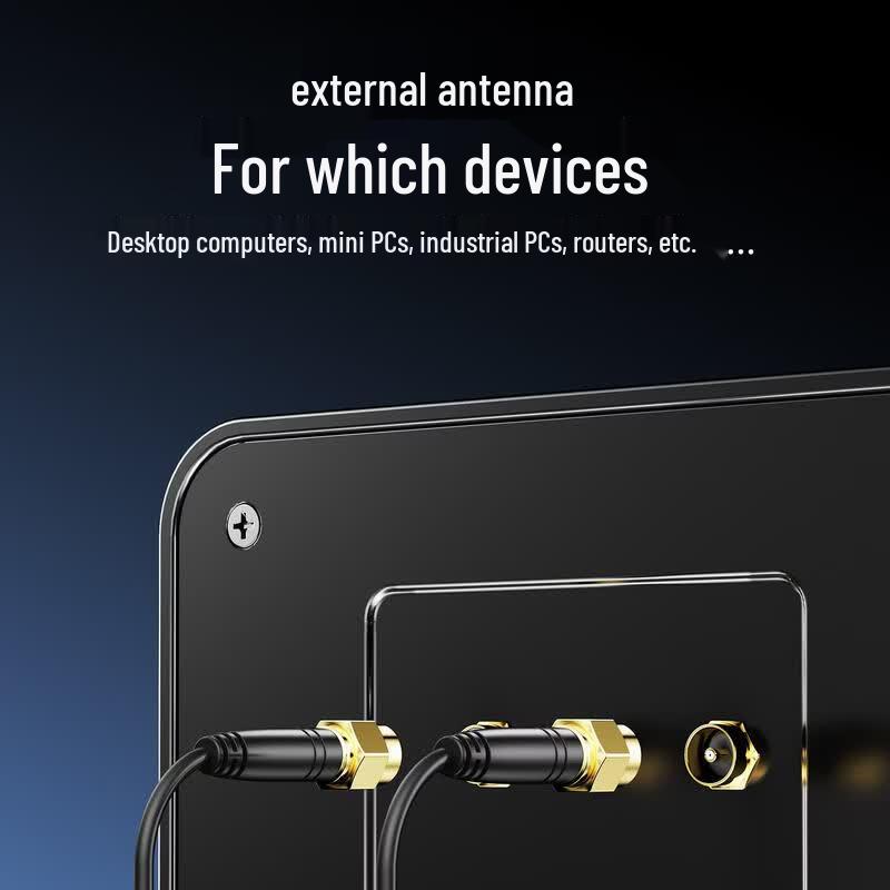 BIAZE Трехдиапазонная внешняя антенна WiFi 6E 12dBi