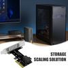 PCIE X4 To SFF8643 Expansion Card High-Speed Transmission Universal PCIE To U2 NVMe SSD Riser Solid State Drive Adapter