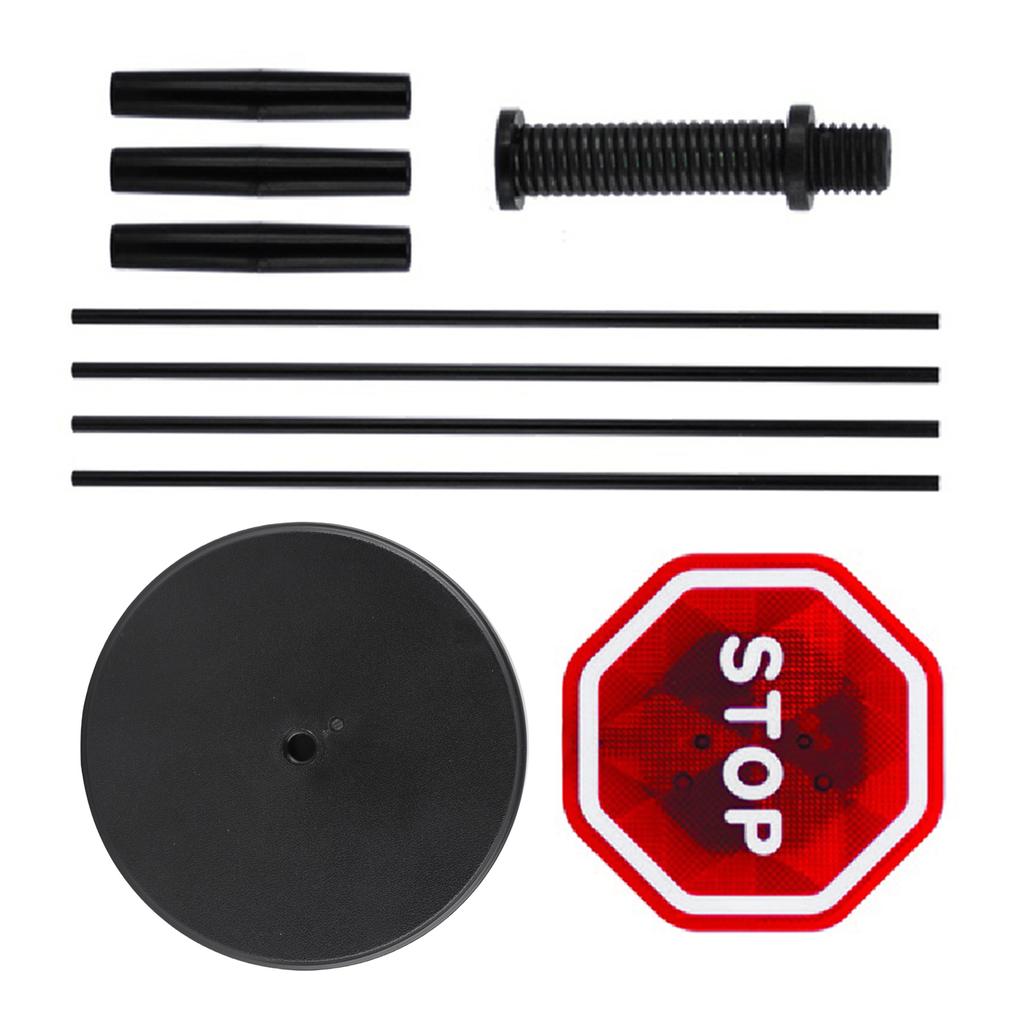 Светодиодный мигающий знак «Стоп» для парковки в гараже. Знак «Стоп» с яркими красными светодиодами и регулируемой стойкой. Максимизируйте безопасность и стресс.