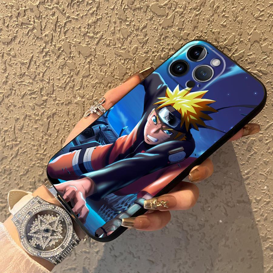 Чехол для телефона Чехол для телефона для Apple iPhone 17 Pro Max 11 13 16 15 Pro 7 8 Air 12 XR XS MAX 14 Крутой Боль Наруто