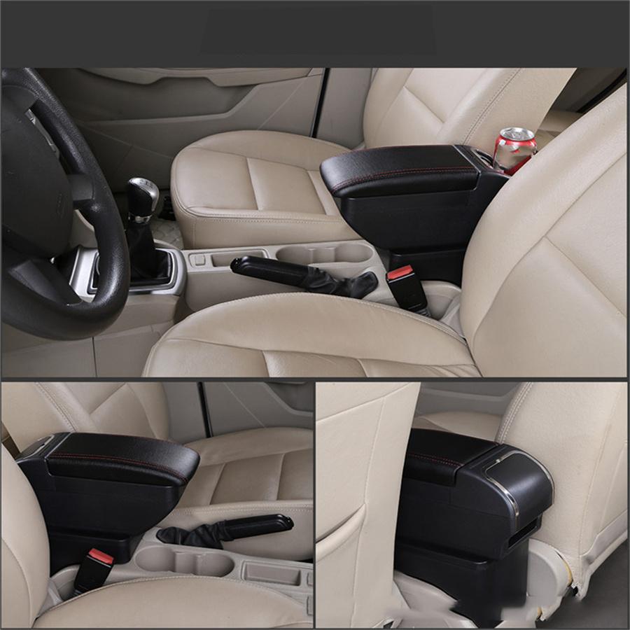 Двухъярусный подлокотник-бокс для Honda Jazz 2009-2013 Хэтчбек Консоль Хранение