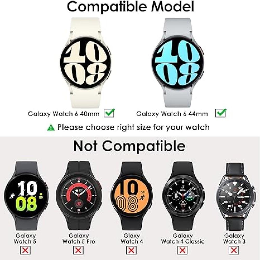 Для Samsung Galaxy Watch Защитный чехол на экран 40 мм Защитная пленка из закаленного стекла Защитный бампер Совместимые аксессуары для Galaxy Watch