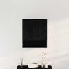 Wall Mounted Cabinet in Black Oak Effect 60 x 31 x 70 cm