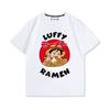 Anime One Piece Straw Hat Luffy Is Eating Ramen Printed T shirt Men's and Women's T shirt Men's Top Sports T shirt 2026 New Tee