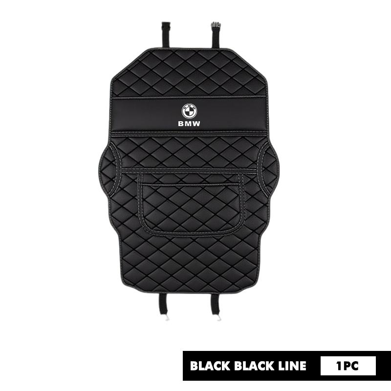 HMAO6 Universal Car Seat Back Anti Kick Mat Storage Bag Protector Pad For BMW M Sport M2 M3 M4 M5 M6 E46 E90 E60 F10 F20 E87 X3 X6