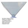 3D Hologram Pyramid Display Projector Portable Universal Mobile Smart Mini Suction Cup Phone 3D