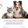 Успокаивающий спрей для глаз домашних животных Успокаивает дискомфорт в глазах, очищает, ухаживает и увлажняет Освежающий спрей для глаз домашних животных 50 мл