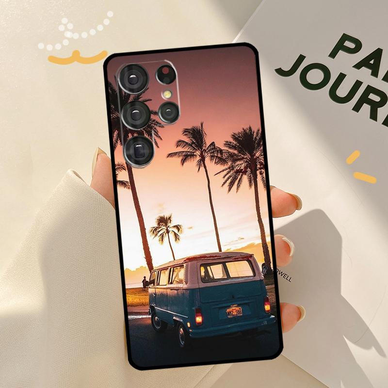 Combi Van Surf Phone Case For Samsung Galaxy S23 S20 FE S21 Ultra S22 Plus Note 10 20 S8 S9 S10 Plus Cover