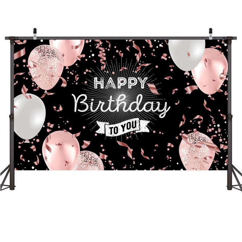 С Днем Рождения Фон Баннер Фон Ткань Реквизит Партии Украсить