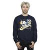 Disney Mens Goofy Reading In Space Sweatshirt