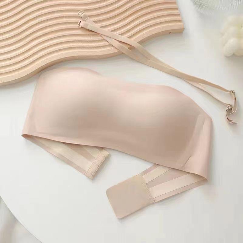 Sexy Seamless Tube Top Bra Invisible Strapless Bras Women Underwear Thin Non Slip Push Up Bralette Wireless Female Lingerie