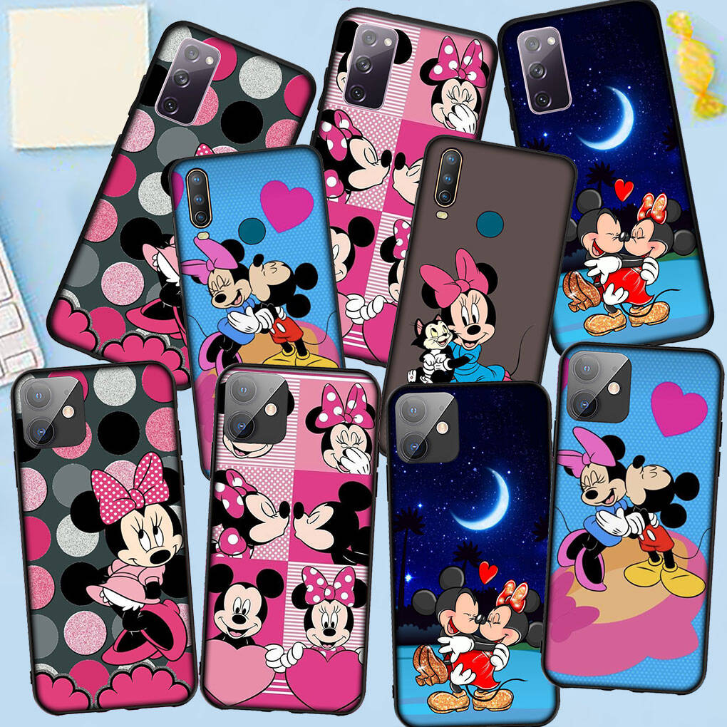 Чехол для телефона для iPhone 17 16 15 Xiaomi Poco F8 F7 X7 X6 M8 C85 C75 C71 Redmi Note 14 13 12 11 Pro Max A3 A4 14C 13C 15C Аниме Микки Маус Минни Обложка