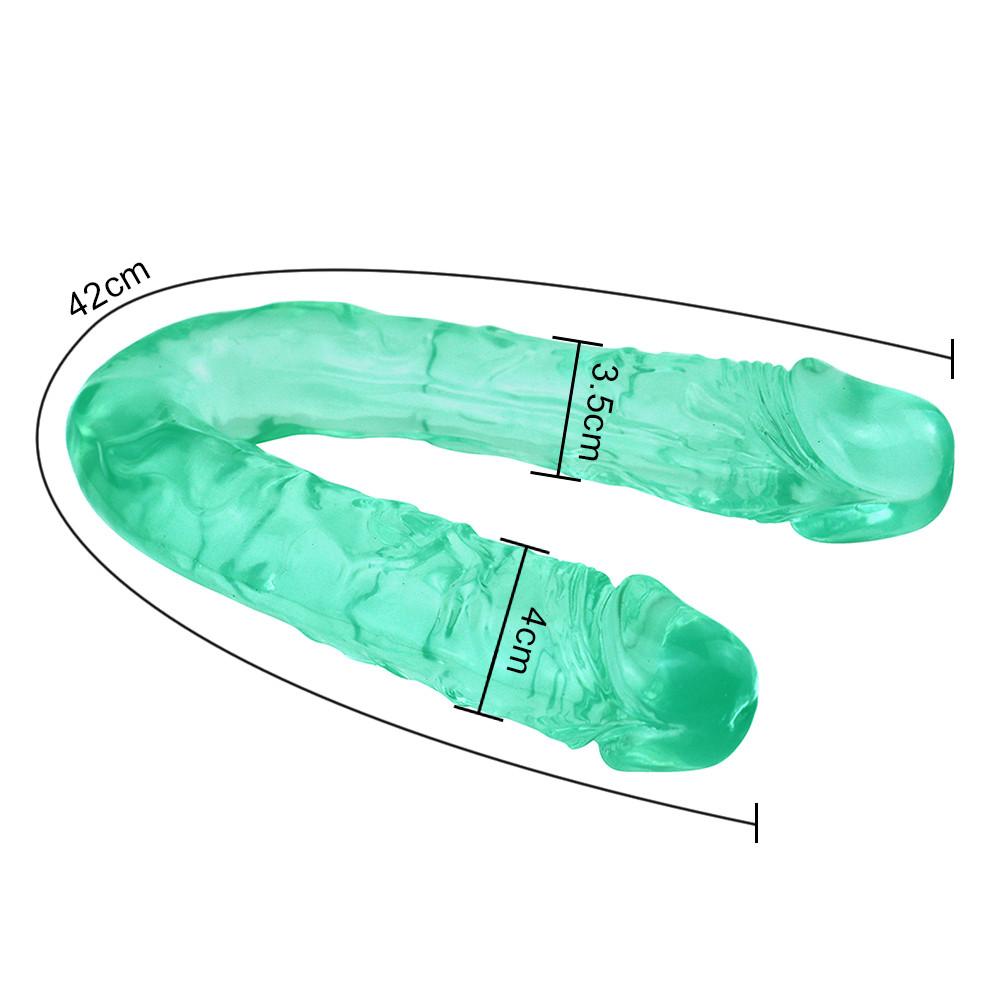 Двойной фаллоимитатор RUNYU, реалистичные фаллоимитаторы, член, лесбийская вагинальная анальная пробка, гибкий искусственный пенис для женщин, фаллоимитаторы, секс-игрушки