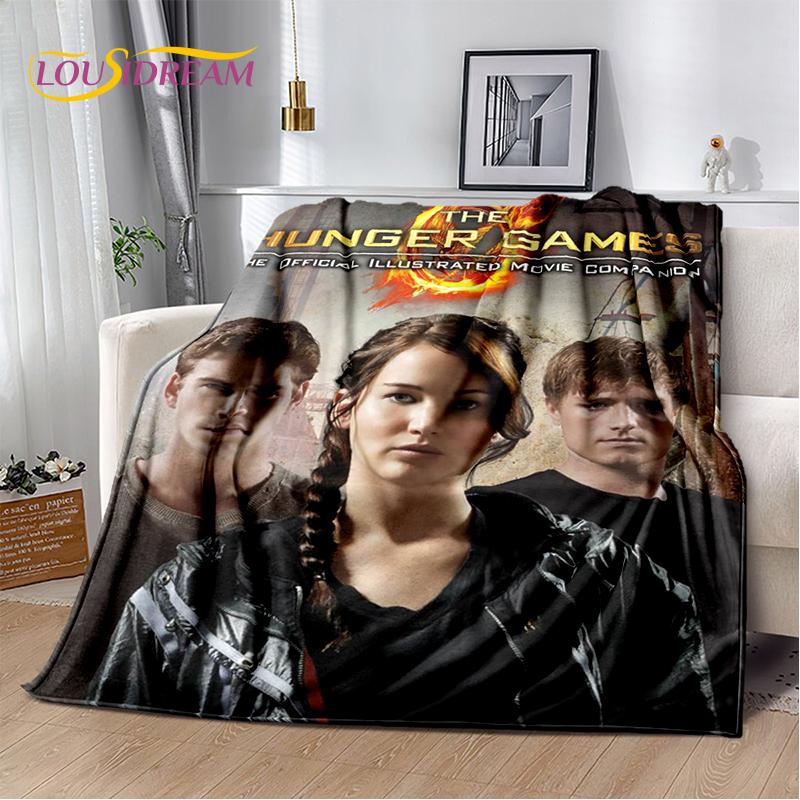 3D The Hunger Games Movie Archer Character Soft Flannel Blanket for Beds Bedroom Sofa Picnic,Throw Blanket for Cover Outdoors