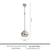 European Luxury Silver Teardrop Metal Candle Holder for Home Decor