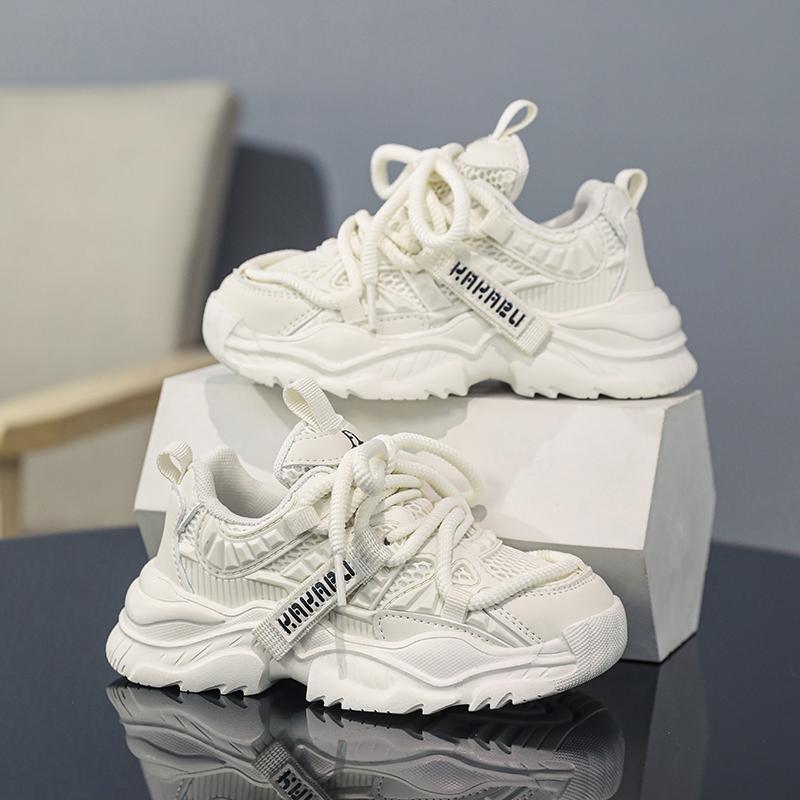 Детская мода летние дышащие повседневные туфли для детей бег спортивные студенческие девушки трендовые удобные кроссовки для спортзала