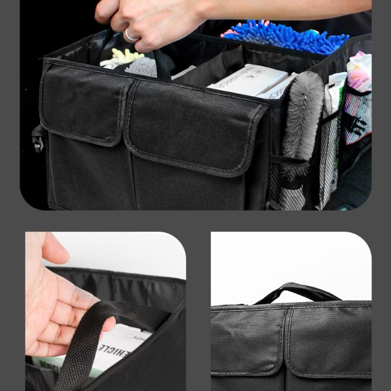Large-Capacity Car Storage Box - Trunk Organizer, Practical Auto Storage Tool