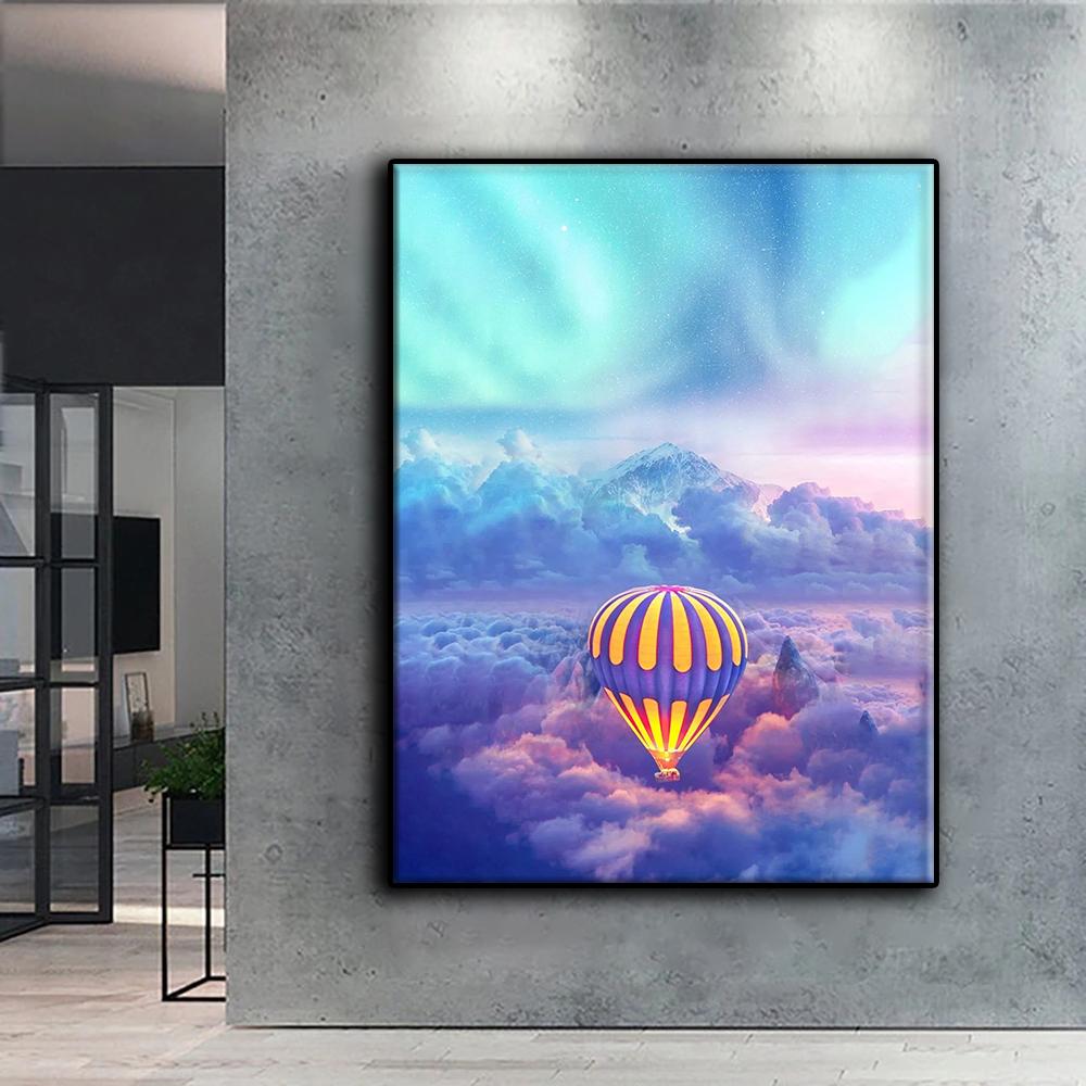 5D DIY Алмазная картина Вышивка крестиком Воздушный шар Алмазная вышивка Мозаика Настенное украшение дома