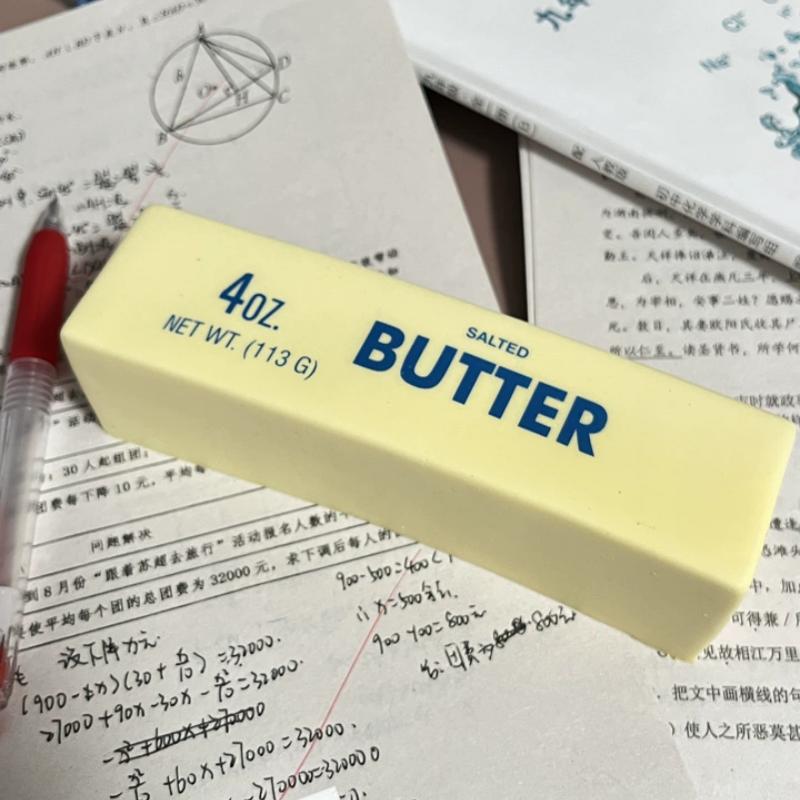 Soft Slow Rebound Butter Stick Squeeze Toy Fidget Silicone Stress Reducing Cheese Stick Gadget Fun Anti-Anxiety Gift