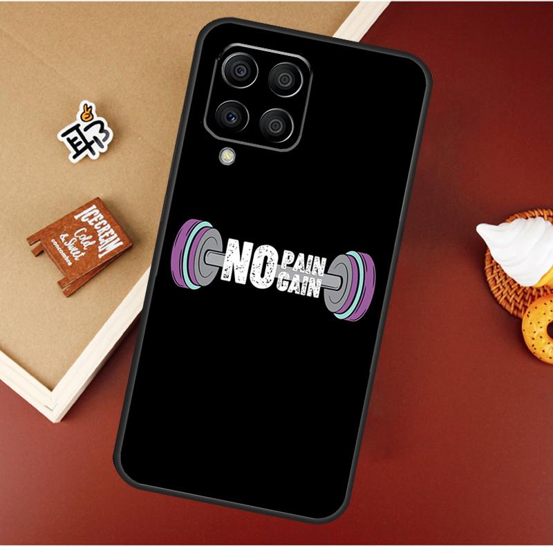 No Pain No Gain Gym Case For Samsung Galaxy M21 M20 M23 M31 M11 M54 M14 M34 M13 M52 M32 M12 M16 M36 M56 M15 M55